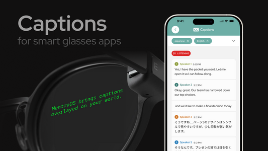 Real-Time Captions With MentraOS